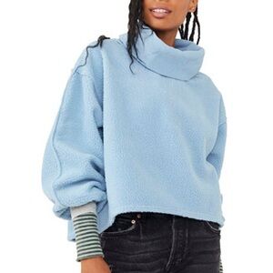 Free People Funnel Neck Fleece